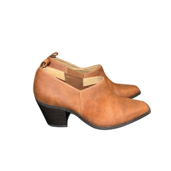 Chinese Laundry Brown Heeled Booties – Size 9 - Picture 4 of 9